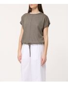 Maglione sottile oversize Jio army