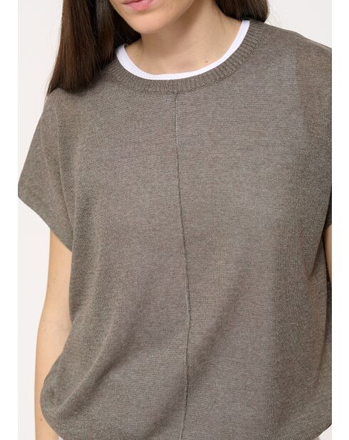 Maglione sottile oversize Jio army