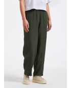 Khakifarbene 7/8-Leinenhose Bob