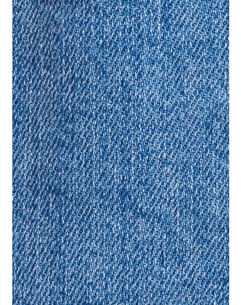 Bussy Stone tweepersoons katoenen jeans met lichte taille en hoge taille