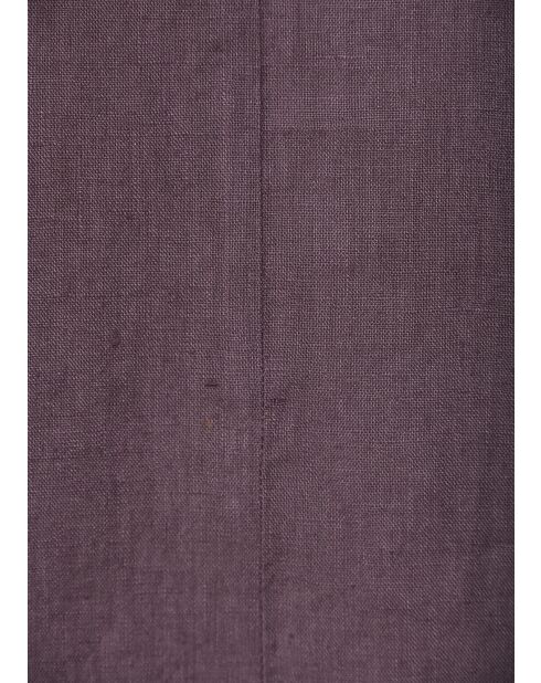 Jordani pruimkleurige linnen lange jurk