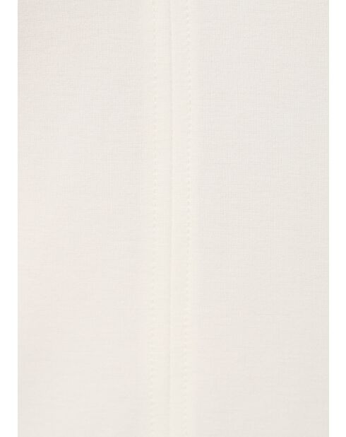 Witte halfkorte oversized jurk van Juno