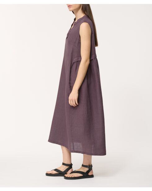 Linnen wijd uitlopende jurk van Plum Jining