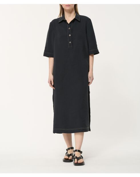 Owen Jario gerades Kleid in Anthrazit