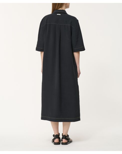 Owen Jario gerades Kleid in Anthrazit