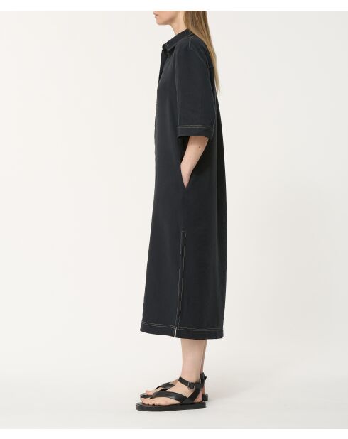 Owen Jario gerades Kleid in Anthrazit