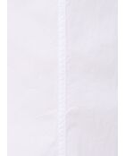 Witte broek van katoenen popeline met wijde pijpen Joan