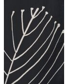 Jiro zwarte, rechte hemdjurk van katoenpopeline