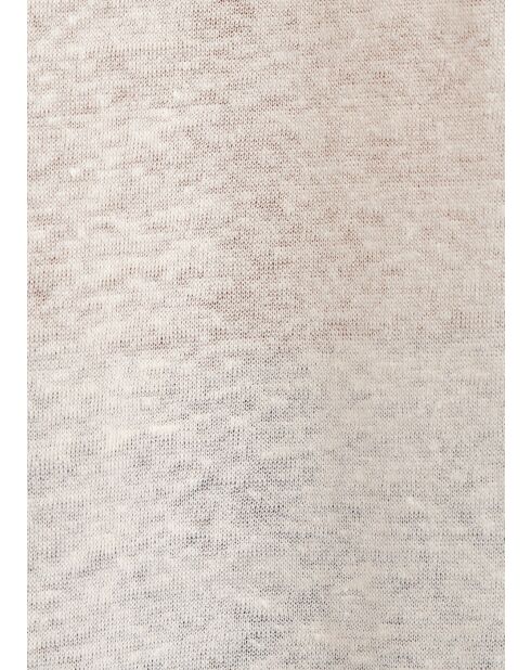 T-shirt Berlin in lino cipriato a maniche corte