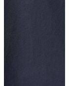 Robe longue en popeline de coton Juneli marine