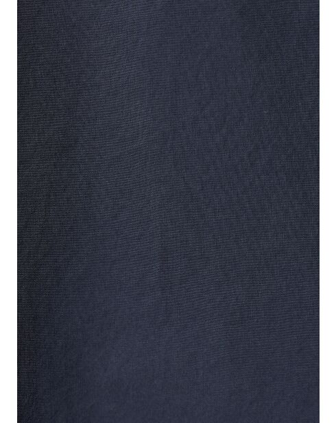 Robe longue en popeline de coton Juneli marine