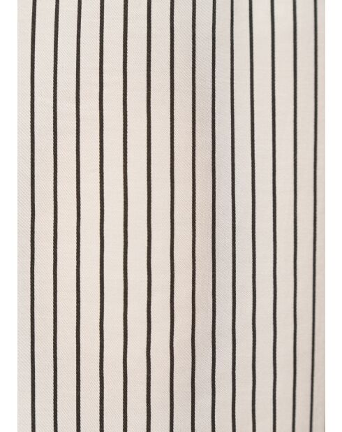 Witte satijnen broek met wijde pijpen van Bristom