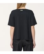 T-shirt fluida nera Jock