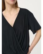 T-shirt fluida nera Jock