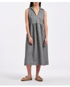 Abito midi Gessato Senza Maniche Boston Grey Heather