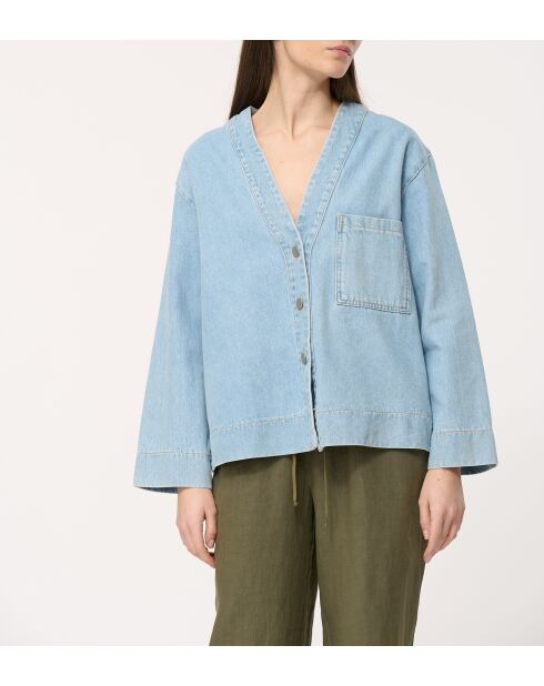 Jill Clear Oversize-Jeansjacke