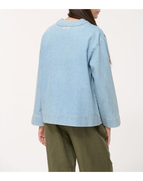 Jill Clear Oversize-Jeansjacke