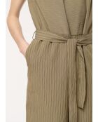 Lange en brede mini-jumpsuit met modale strepen van Tamaro army