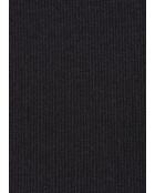 Jumi schwarzes, eng anliegendes, geripptes T-Shirt