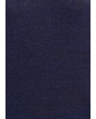 Locker geschnittenes T-Shirt aus geflammtem Leinen in Berlin-Indigoblau