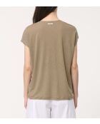 T-Shirt ample en lin Bora Army