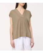 T-Shirt ample en lin Bora Army