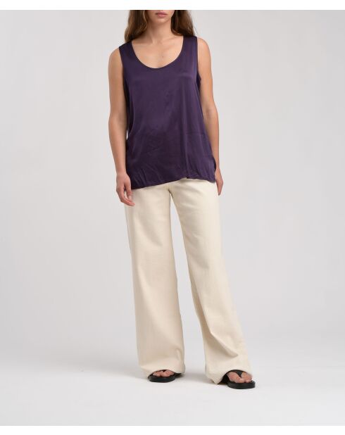 Plum Tassilo regular satijnen top