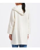 Cappotto sportivo in jersey riccio bianco Off Ube