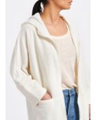 Cappotto sportivo in jersey riccio bianco Off Ube