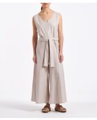 Tuta ampia senza maniche in chambray Banna Desert