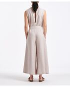 Tuta ampia senza maniche in chambray Banna Desert