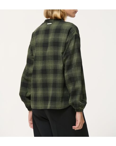 Cecilia Forêt lockeres Baumwolltop mit Karomuster