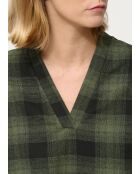 Cecilia Forêt lockeres Baumwolltop mit Karomuster