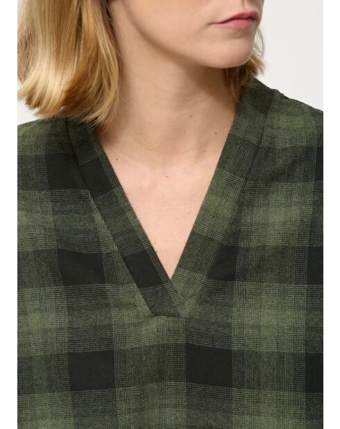 Cecilia Forêt lockeres Baumwolltop mit Karomuster