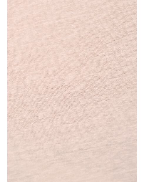 Lockeres T-Shirt Josie aus Puderleinen