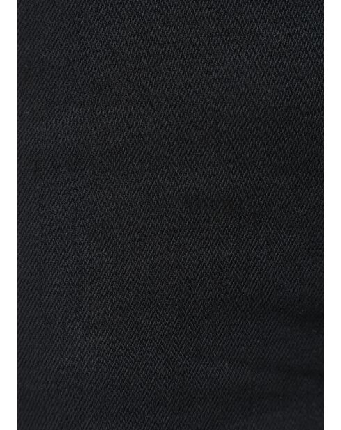 Jay Jeans aus Baumwollgabardine mit weitem Bein, schwarz