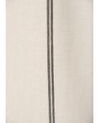 Judite ecru gestreepte katoenen hemdjurk