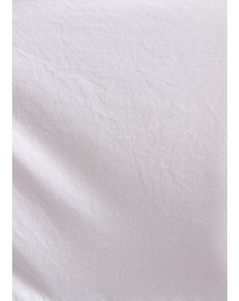 Wit overhemd van Berta katoenen popeline