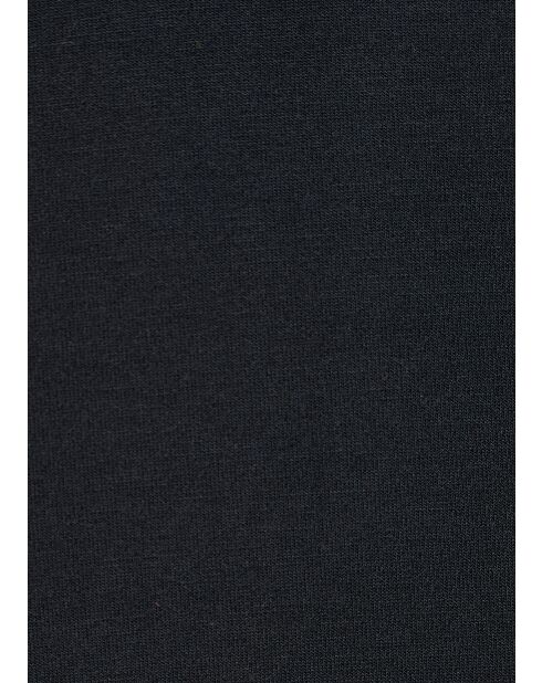 Felpa nera in felpa Jusko