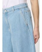 Jake lichte 7/8 jeans van katoendenim, extra groot