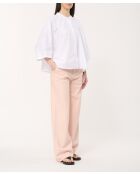 Vaqueros anchos de gabardina de algodón empolvado Jay