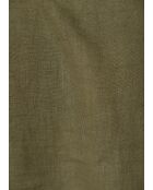 Jinx Kurzjacke aus Leinen im Arbeiterstil, khakifarben