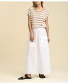 Witte rok van Sanyh Benin