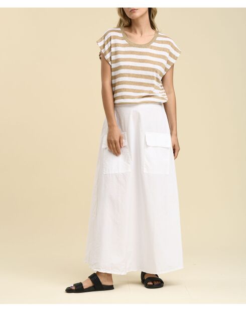 Witte rok van Sanyh Benin