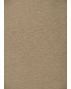 Locker geschnittenes Leinen-T-Shirt Josie Army