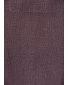 Locker sitzendes Leinenoberteil Jasmin Pflaume