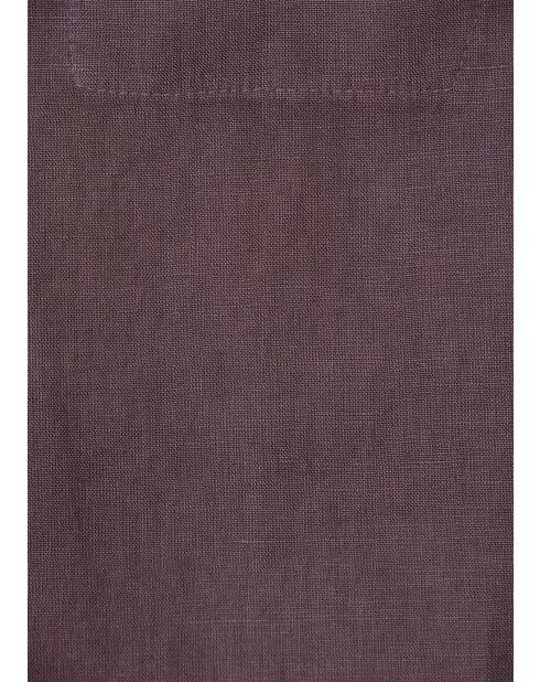 Locker sitzendes Leinenoberteil Jasmin Pflaume