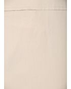 Beigefarbene ärmellose Anzugjacke aus Jaipur-Leinenmischung