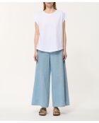 T-Shirt en coton regular en coton Buki blanc