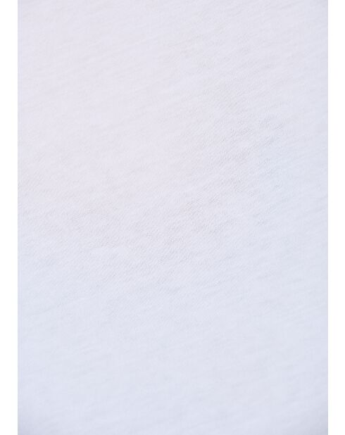 T-Shirt en coton regular en coton Buki blanc